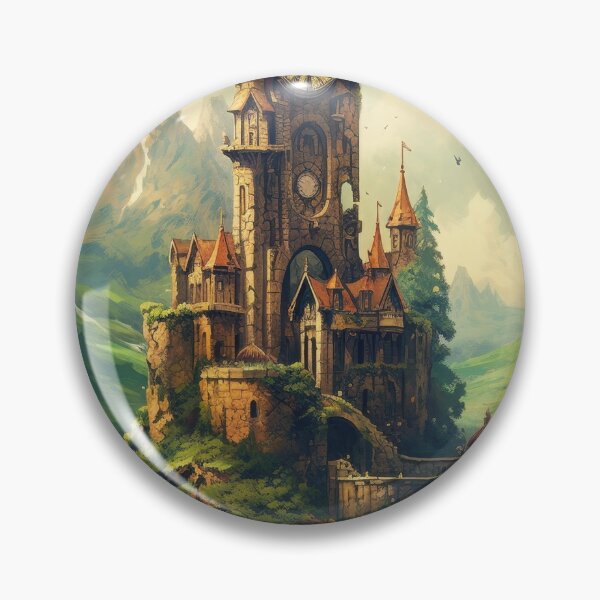 Item preview, Vintage Clock Tower designed and sold by InsanseCreation.