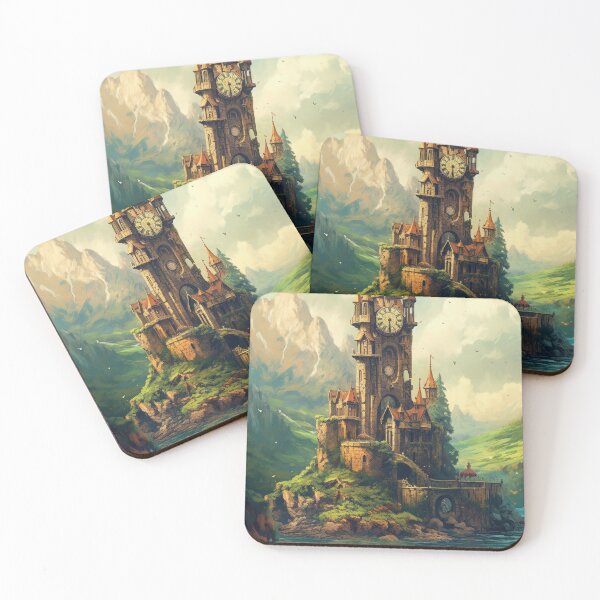 Item preview, Vintage Clock Tower designed and sold by InsanseCreation.