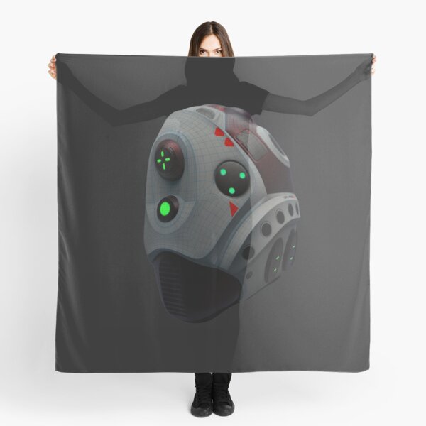 Aperçu de l'œuvre Casque avec structure métallique créée et vendue par TurbulenceKing.