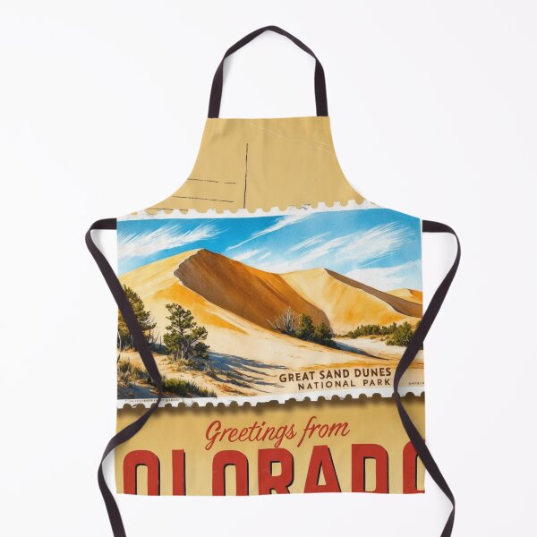 Item preview, Great Sand Dunes National Park Postcard Vintage Retro Travel designed and sold by TravelPostcardGems.