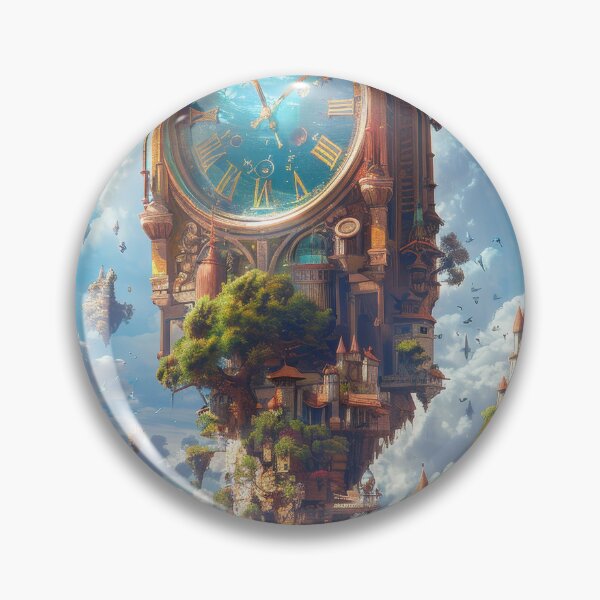 Item preview, Vintage Clock Tower designed and sold by InsanseCreation.