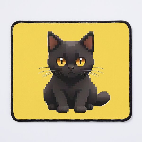 Item preview, Pixel Cute Black Cat  designed and sold by Rislam.