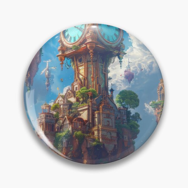 Item preview, Vintage Clock Tower designed and sold by InsanseCreation.