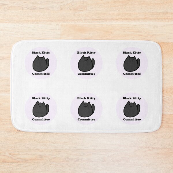 Item preview, Black Kitty Committee designed and sold by BrainChaosArt.