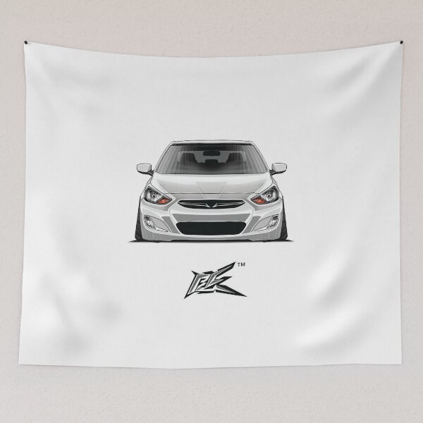Item preview, hyundai verna solaris accent white designed and sold by NaquashM.