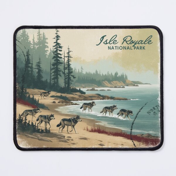 Item preview, Isle Royale National Park Postcard Vintage Retro Travel designed and sold by TravelPostcardGems.