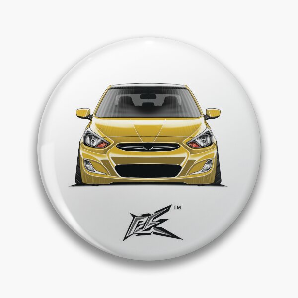 Artikelvorschau, hyundai verna solaris akzent gelb entworfen und verkauft von NaquashM.