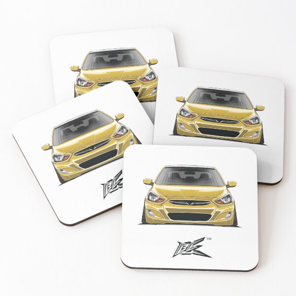 Item preview, hyundai verna solaris accent yellow  designed and sold by NaquashM.