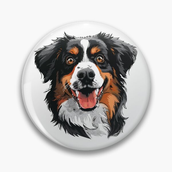 Item preview, Happy Bernese Mountain Dog Portrait designed and sold by nshaltiel.