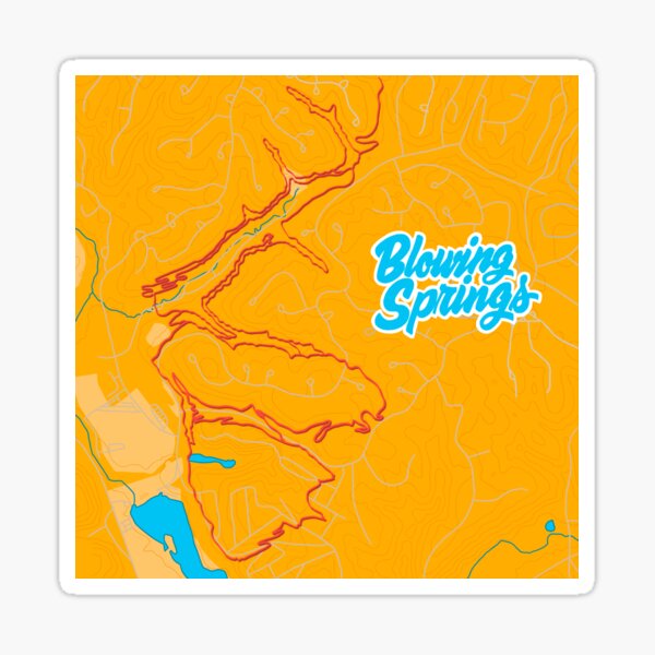 Blowing Springs Sticker