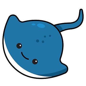 Kawaii Sea Animals Set Poster