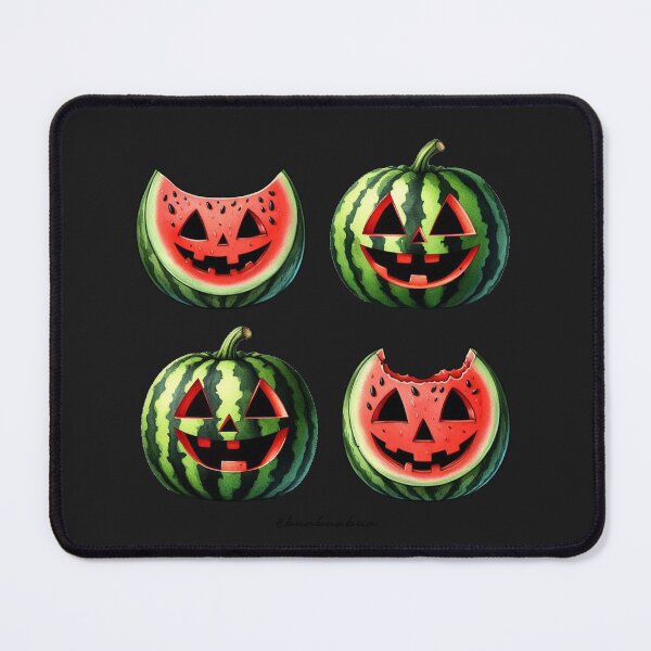 Item preview, Halloween - Watermelon Jack-o'-lantern designed and sold by BUABUABUA.