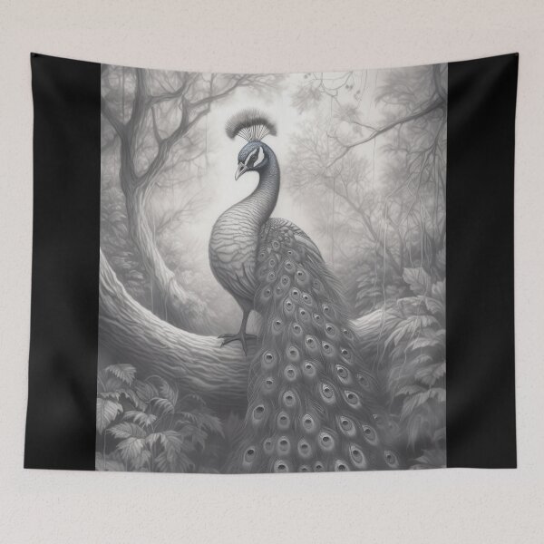 Item preview, Ethereal Peacock designed and sold by InsanseCreation.