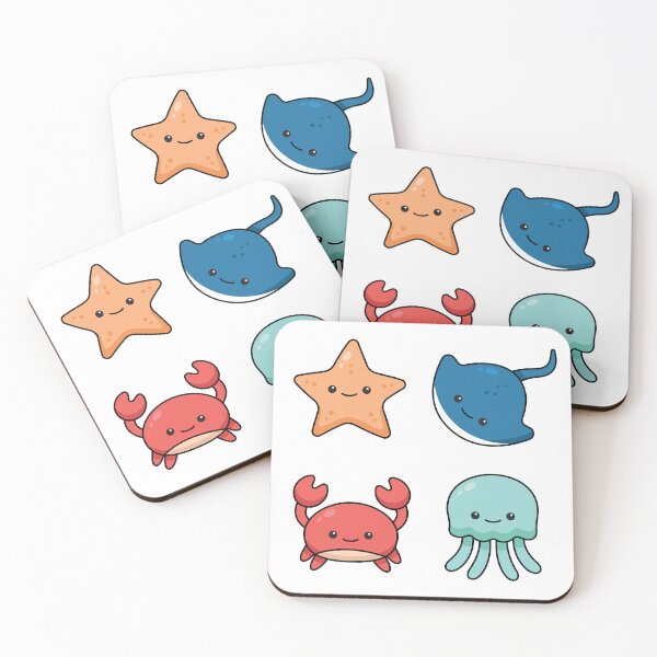 Item preview, Kawaii Sea Animals Set designed and sold by RegiCheese.