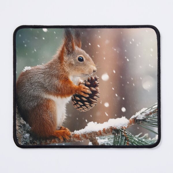 Item preview, squirrel under snowfall designed and sold by psychoshadow.