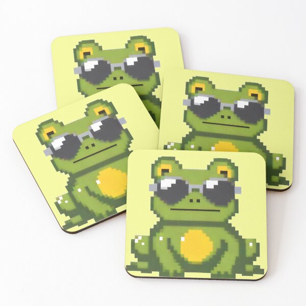 Item preview, Pixel Cute Little Green frog  designed and sold by Rislam.