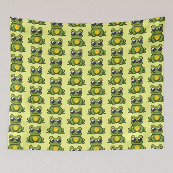 Item preview, Pixel Cute Little Green frog  designed and sold by Rislam.