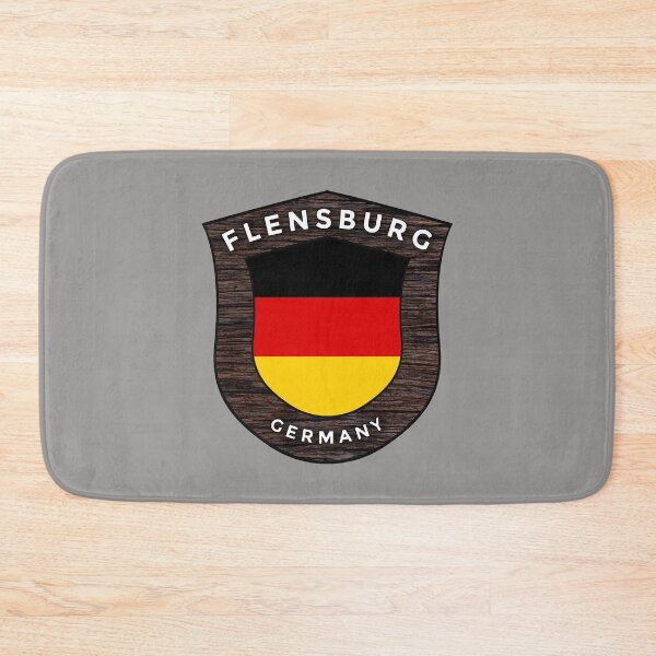 Item preview, Flensburg Germany Emblem Flag designed and sold by World Designs.
