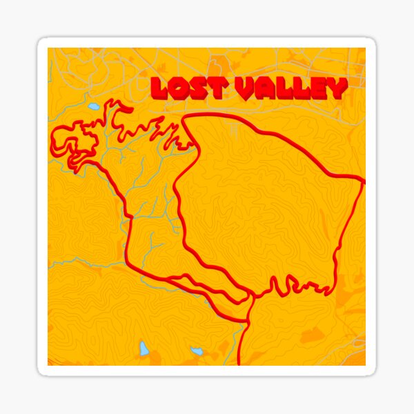 Lost Valley Sticker