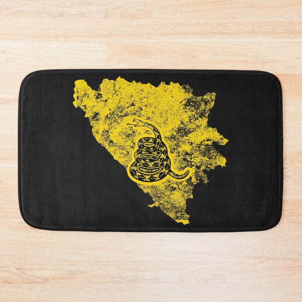 Item preview, Distressed BOSNIA AND HERZEGOVINA  - Freedom Is The Superpower -  Gadsden Snake Flag - Dont Tread On Me design designed and sold by pelagio.
