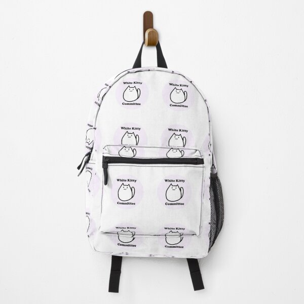 Item preview, White Kitty Committee designed and sold by BrainChaosArt.