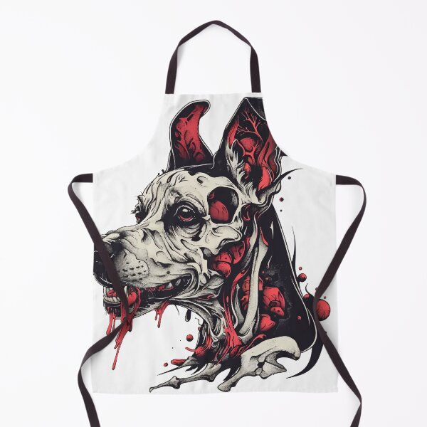 Item preview, Sinister Canine Skull Art designed and sold by nshaltiel.