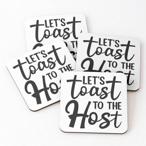 Item preview, Lets toast to the Host designed and sold by Wit & Wear Company.