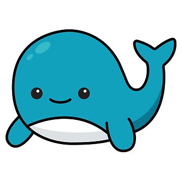 Kawaii Sea Animals Set Poster