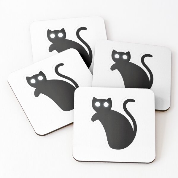 Item preview, Black cat for Halloween in minimal style designed and sold by totsapon14.