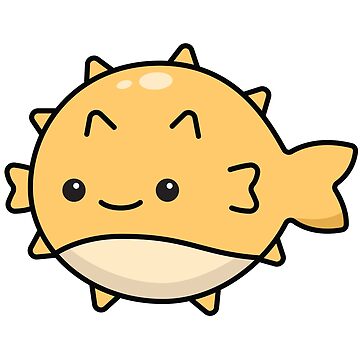 Kawaii Sea Animals Set Poster