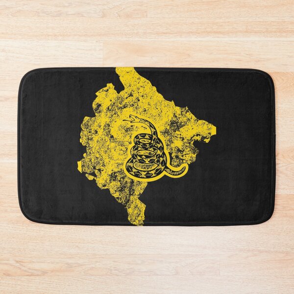 Item preview, Distressed MONTENEGRO  - Freedom Is The Superpower - Gadsden Snake Flag - Dont Tread On Me design designed and sold by pelagio.