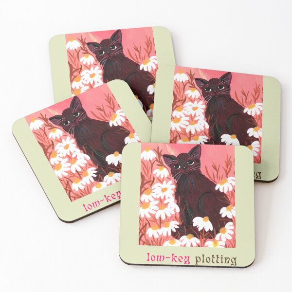Item preview, Low-Key Plotting and Scheming - Cat Lover's Illustration by Jemma Jamie Skidmore designed and sold by Jemma Jamie Skidmore.