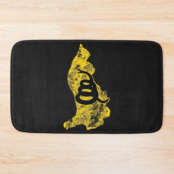 Item preview, Distressed LIECHTENSTEIN   - Freedom Is The Superpower -  Gadsden Snake Flag - Dont Tread On Me design silhouette designed and sold by pelagio.
