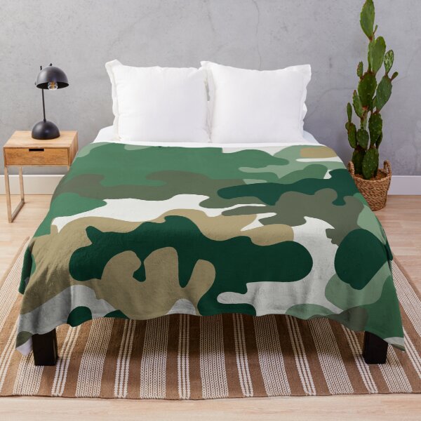 Item preview, A jungle camouflage Design with deep greens, brown, and vibrant mossy tones. designed and sold by HEMRO.