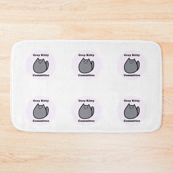 Item preview, Grey Kitty Committee designed and sold by BrainChaosArt.