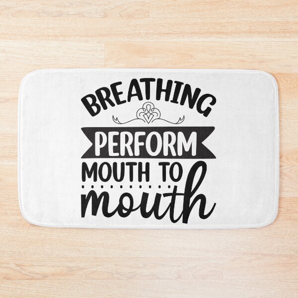 Item preview, Breathing perform mouth to mouth designed and sold by Wit & Wear Company.