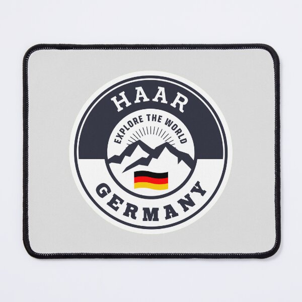 Artikelvorschau, Haar Deutschland Schwarz-Weißes Wappen entworfen und verkauft von World Designs.