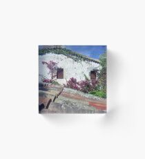 House of Flowers Acrylic Block