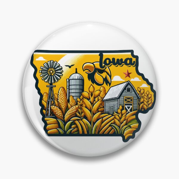 Item preview, Iowa State ,Beautiful Iowa Corn farm, Iowa State map, Iowa Home state Iowa lover / Iowa gift idea / Iowa farmer gift  designed and sold by anodyle.