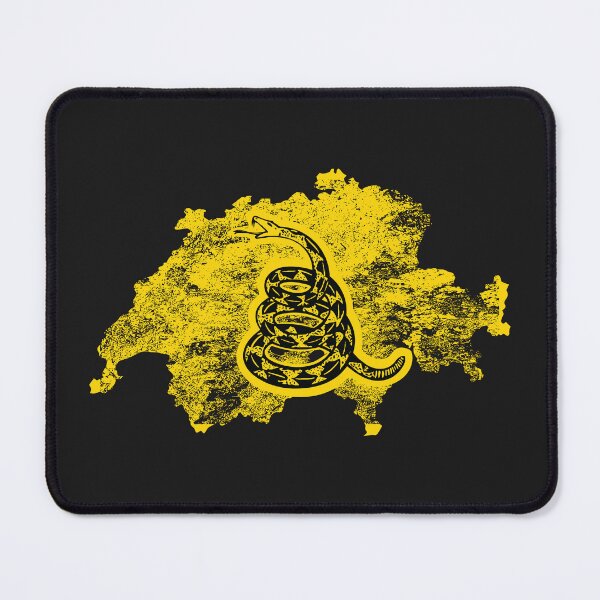 Item preview, Distressed SWITZERLAND - Freedom Is The Superpower - Gadsden Snake Flag - Dont Tread On Me design designed and sold by pelagio.