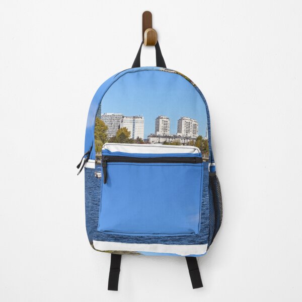 Item preview, Vienna modern buildings and Donau river,autumn season,Austria designed and sold by goceris.