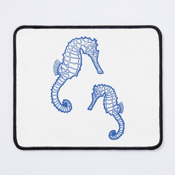 Item preview, Seahorses in Blue designed and sold by RedFishyTee.