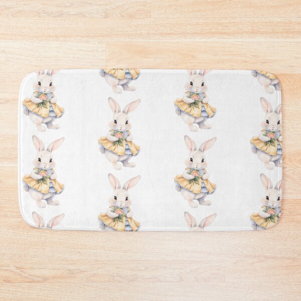 Item preview, Cute bunny and flowers designed and sold by Victoria Riabov.
