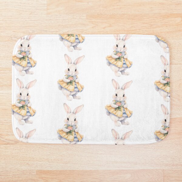 Item preview, Cute bunny and flowers designed and sold by Victoria Riabov.