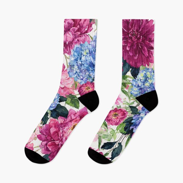 Item preview, Watercolor Garden Bloom Floral Pattern designed and sold by SeamPix.