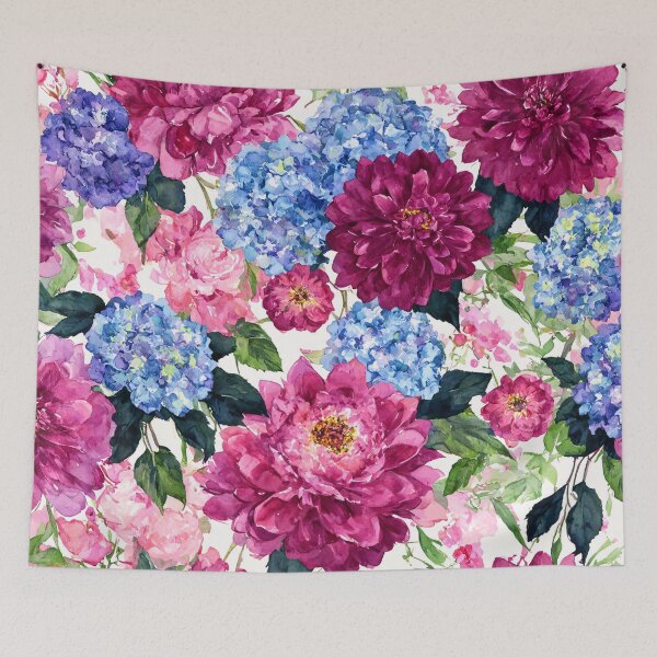 Item preview, Watercolor Garden Bloom Floral Pattern designed and sold by SeamPix.
