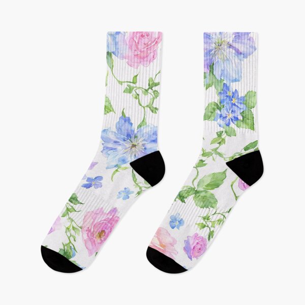 Item preview, Watercolor Whimsical Floral Pattern designed and sold by SeamPix.