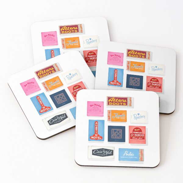 Item preview, Austin Texas Matchbook Prints designed and sold by lilahbowers.
