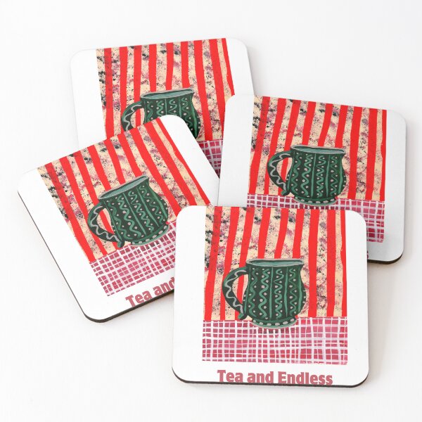 Item preview, Tea and Endless Possibilities - Bold Teacup Illustration by Jemma Jamie Skidmore designed and sold by Jemma Jamie Skidmore.