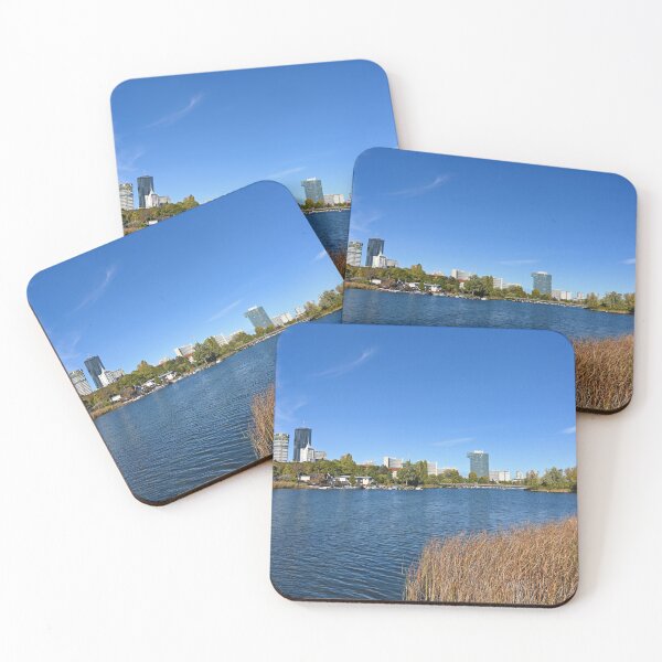 Item preview, Skyline of Vienna and Donau river,riverside landscape, autumn season,Austria designed and sold by goceris.